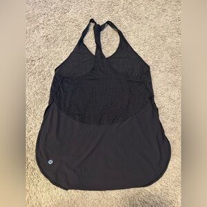 Lululemon Athletica Black Mesh Racerback Tank